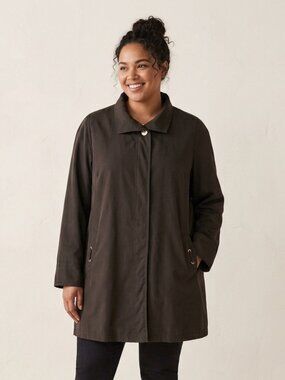 Fennelli Mona Lisa Black Trench Coat